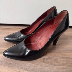 Coach Black Leather Heels